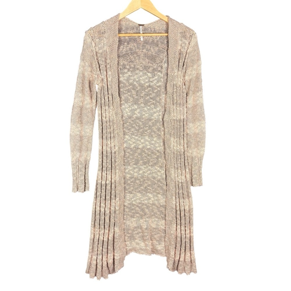 Free People “Free Spirit” Striped Long Cardigan – Sz Small (Excellent Condition) - Picture 2 of 12